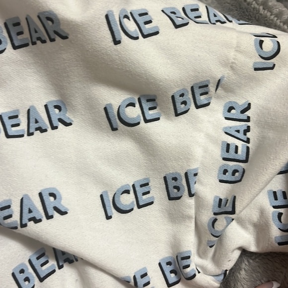 Boxy fit Ice bear hoodie - Picture 3 of 3
